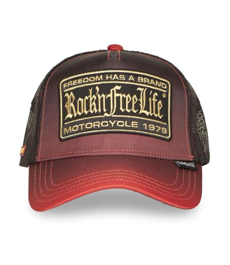 Casquette trucker avec filet bi-matière Wrong Rock'n Free Life