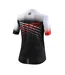 Maillot De Cyclisme Edera Mtb Femme Noir Rouge Bicycle Line-2