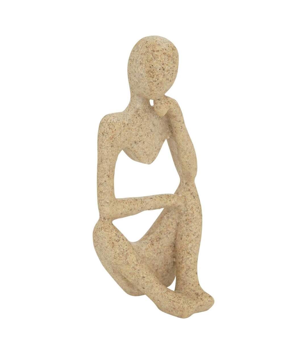 Lot de 3 Statuettes Femmes Aby 11cm Beige-2