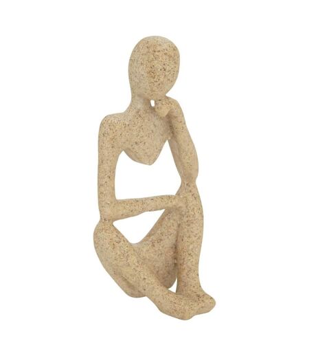 Lot de 3 Statuettes Femmes Aby 11cm Beige
