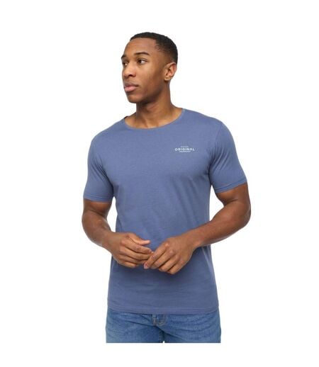 T-shirts Basicblues Homme Blanc Bleu Marine Bleu Denim Bleu Gris Chiné Crosshatch