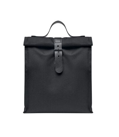 Chill rpet roll top cooler bag one size black MidOcean