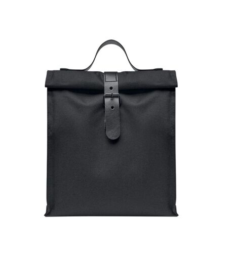 Chill rpet roll top cooler bag one size black MidOcean