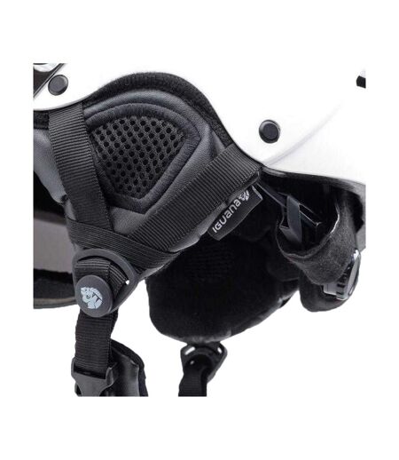 Casque Ibron Adulte L Blanc Gris Iguana