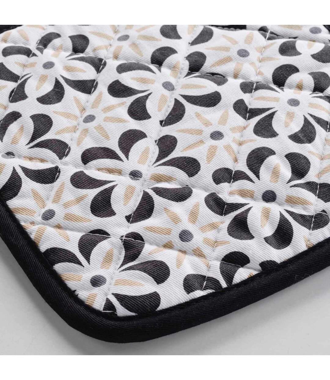 Manique de Cuisine en Coton Solaris 19cm Noir-3