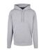 Sweat À Capuche Basic Adulte Gris Chiné Build Your Brand-1