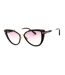 Womens/ladies Cat Eye Sunglasses One Size Havana Tom Ford-2