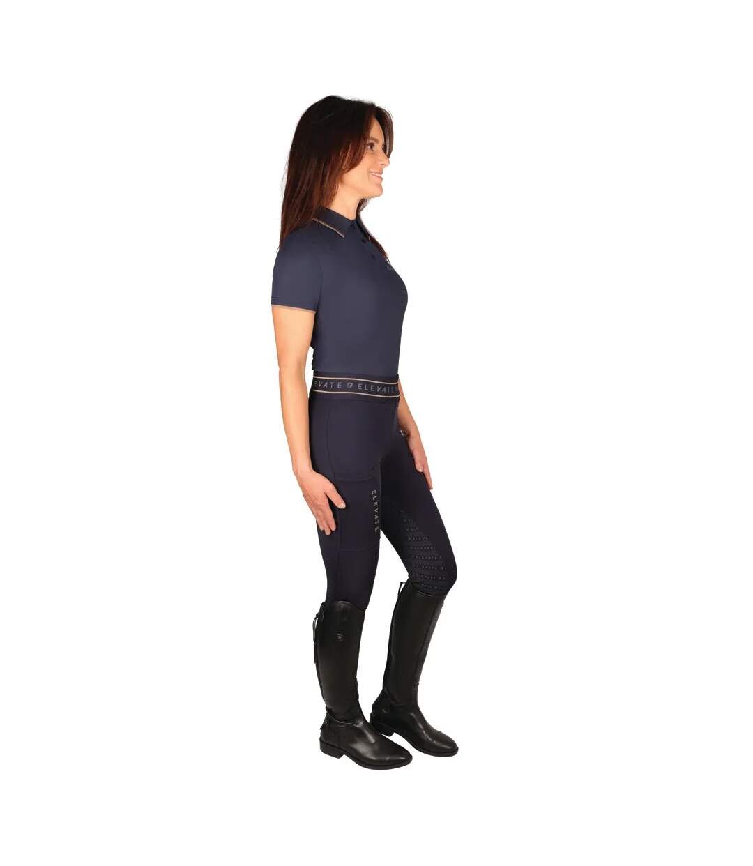 Polo Elevate Allure Femme Bleu Marine Fossile Hy-2