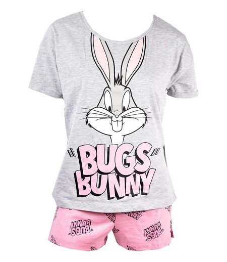 Pyjama Femme LOONEY TUNES EV3526 GRIS BUGS BUNNY