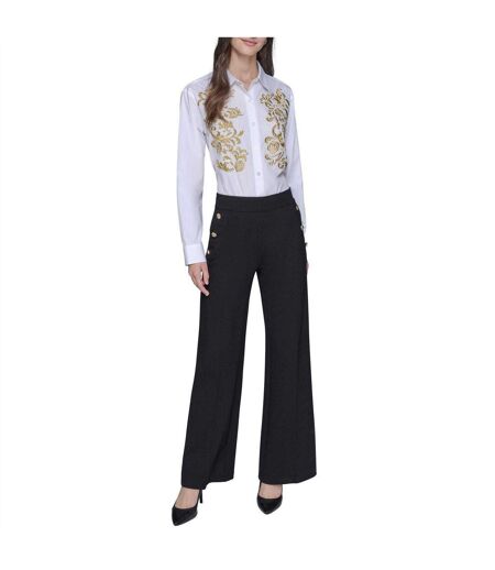 Pantalon Femme Noir Karl Lagerfeld