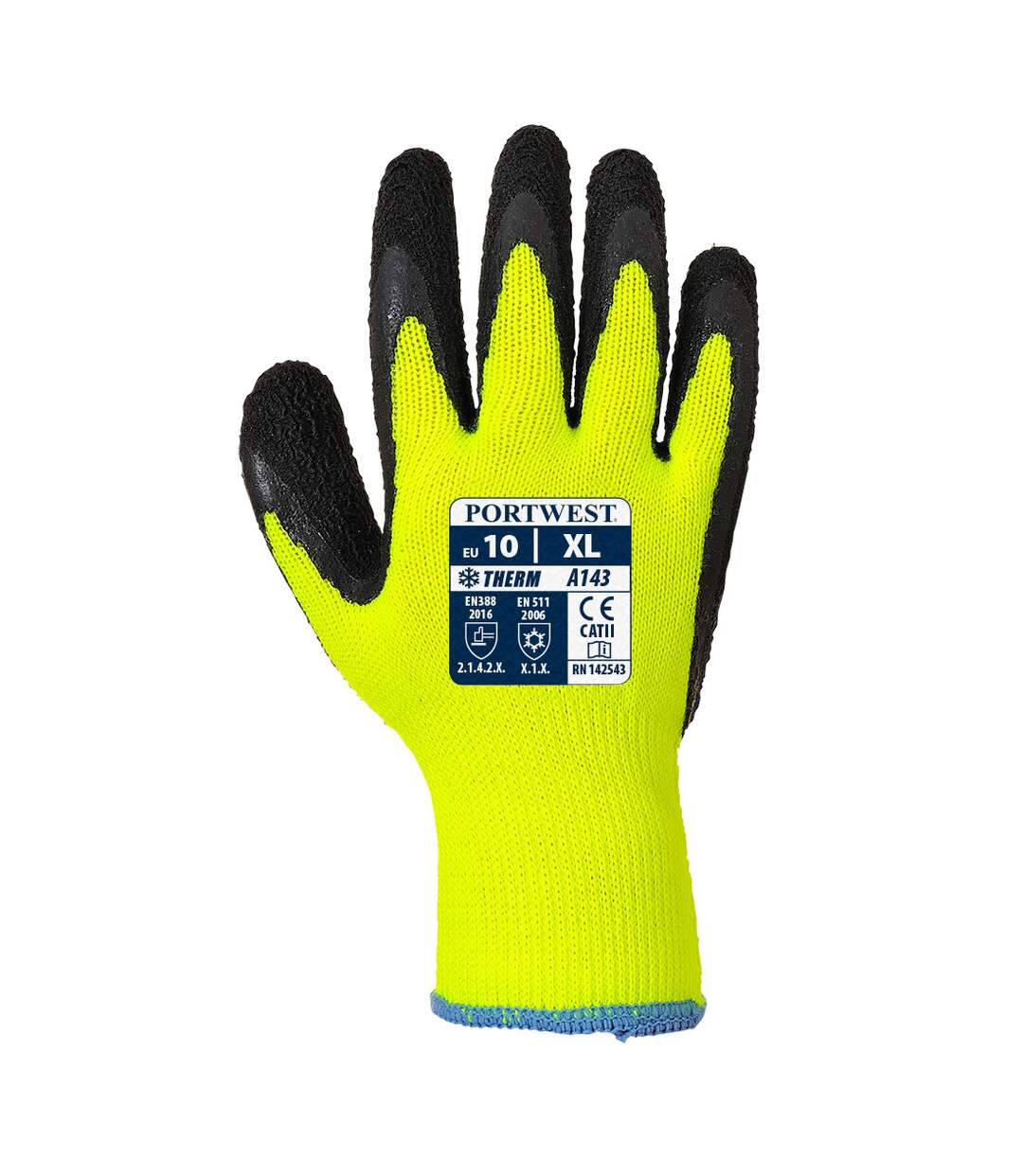 Gants adhérents a143 adulte xl jaune / noir Portwest-2
