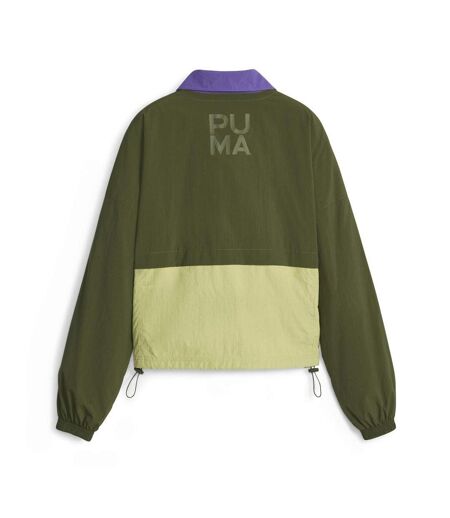 Veste verte/violette femme puma infuse - m