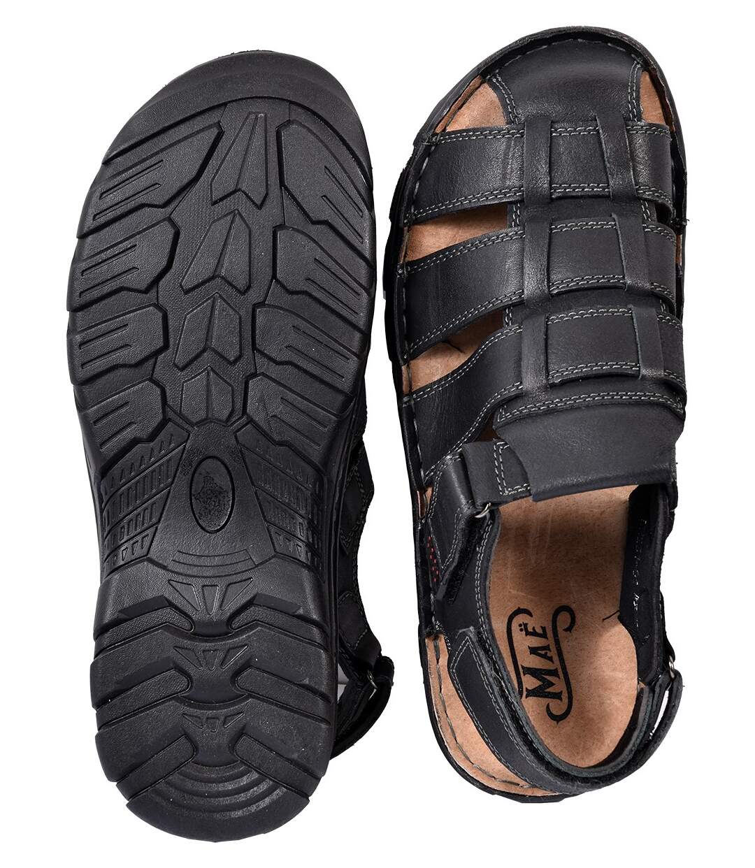 Sandales CUIR scratch HM231D1 BLACK-4