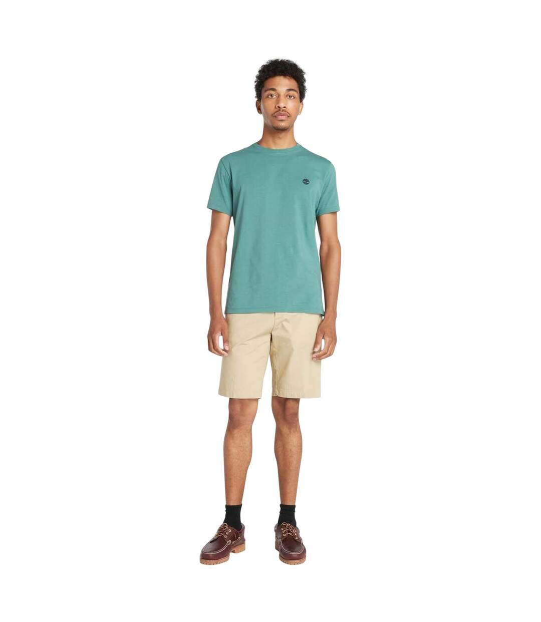 T-shirt Manches Courtes Oyster River Homme Bleu Sarcelle Timberland-4