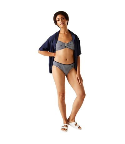 Bas De Maillot De Bain Aceana Femme Bleu Marine Blanc Regatta