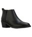 Womens/ladies York Ankle Boots Black Rocket Dog-1
