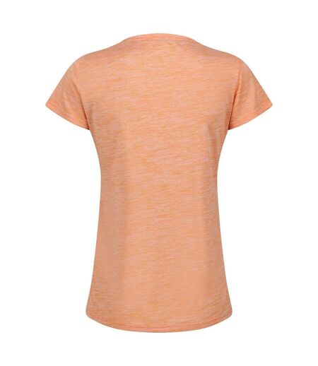 Womens/ladies Fingal Edition Jersey Moisture Wicking T-shirt Orange Regatta