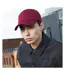 Casquette Baseball Adulte Unisexe Bordeaux Beechfield-1