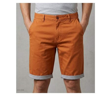 Bermuda uni avec revers CHALLENGER IBIZA2 : le short 100% coton au style estival affirmé