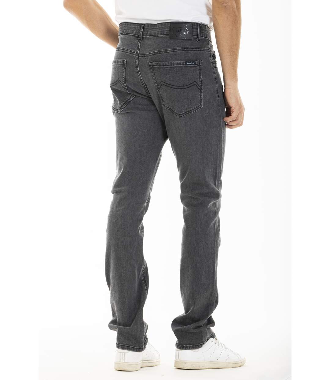 Jeans stretch RL70 Fibreflex® coupe droite tendance denim WARD GRIS