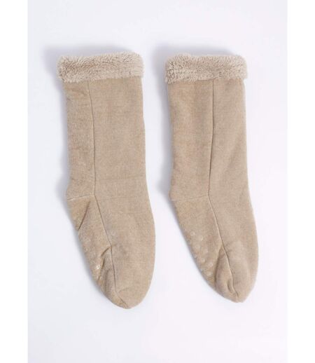 Chaussettes d'intérieur chaudes à picots