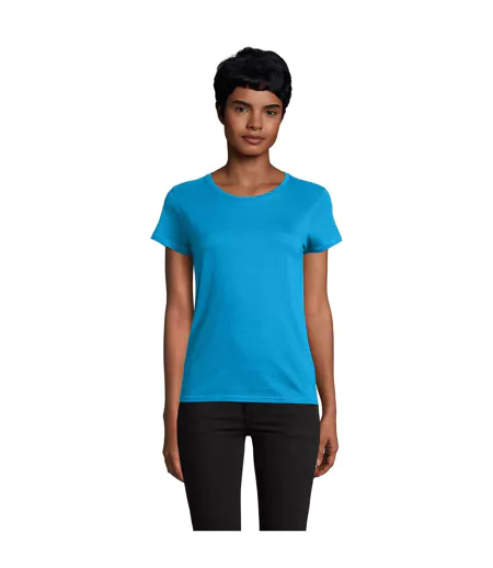 T-shirt Pioneer Femme Turquoise Pâle SOLS