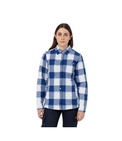 Dickies Womens/Ladies Flannel Shirt Jacket (Surf Blue) - UTFS10196