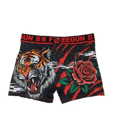 Boxer noir/rouge homme freegun tiger - l