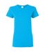 Gildan - T-shirt à manches courtes coupe féminine - Femme (Saphir) - UTBC2665
