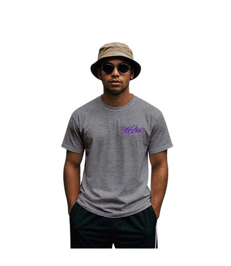 Mens  Crew Neck T-shirt Grey Marl Signature