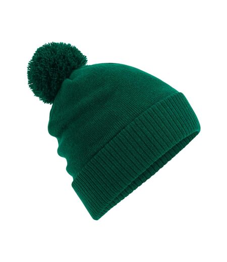 Bonnet Snowstar Vert Bouteille Beechfield