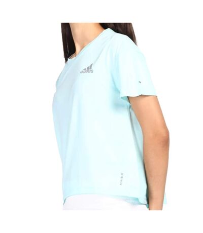 T-shirt de running Bleu clair Femme Adidas Primeblue