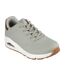 Womens/ladies Uno Stand On Air Wedge Trainers Sage Skechers-1