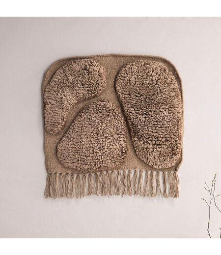 Déco Murale en Laine Jakobso 62cm Marron