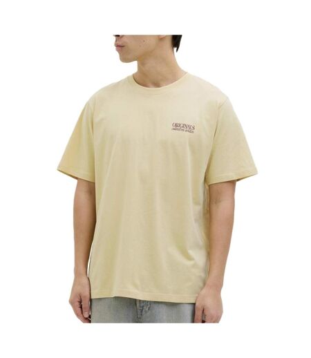 T-shirt jaune homme jack & jones 12276717 - m