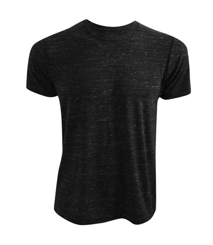 Canvas Unisex Poly-Cotton Short Sleeve T-Shirt (Black Marble) - UTBC3167