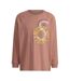 Mens Jersey Crew Neck Raglan T-shirt Pink Adidas-1