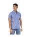 Chemise Manches Courtes Homme Bleu Marine Peter Werth-2