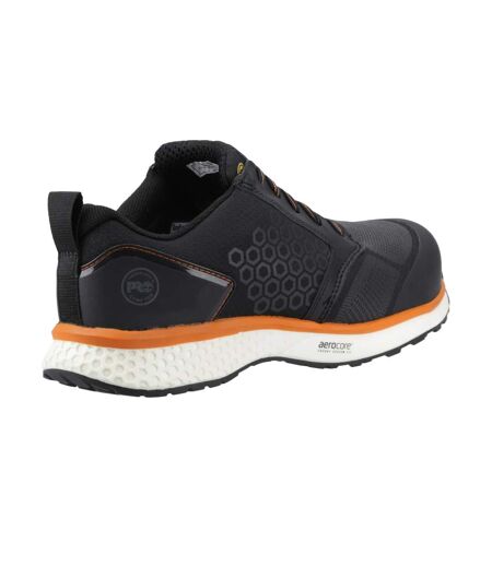 Mens reaxion safety trainers black/orange Timberland Pro