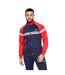 Mens Klaman Tracksuit Navy Red Crosshatch-3