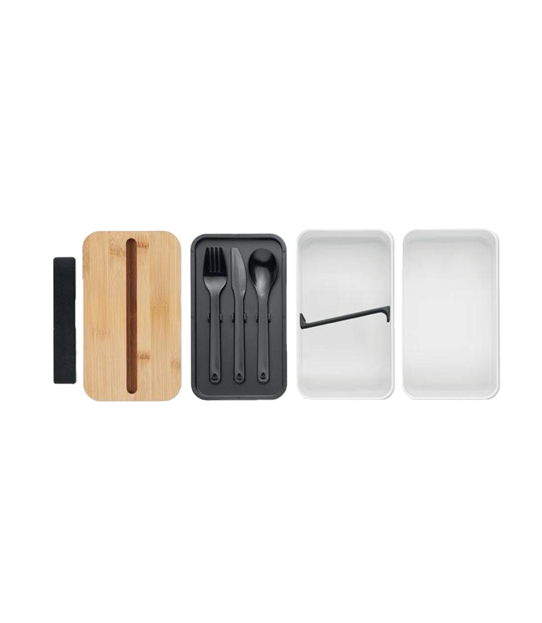 Wint polypropylene lunch box one size white MidOcean-2
