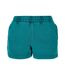 Womens/ladies Stone Wash Shorts Water Green Urban Classics-1