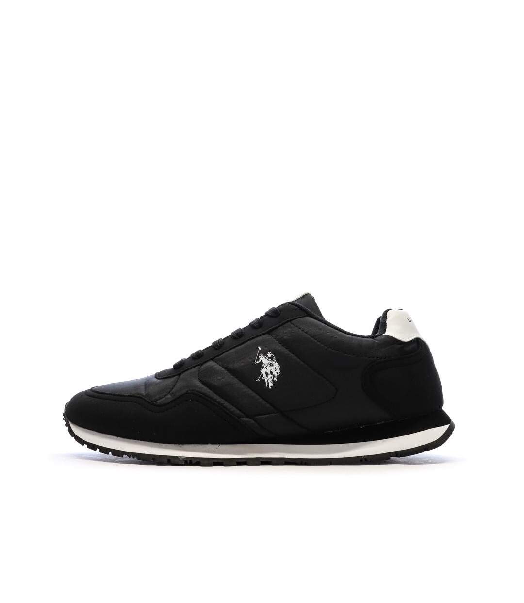 Baskets noires homme us polo assn sneakers-1
