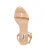 Womens/ladies Block Heel Sandals Nude Dune London-3