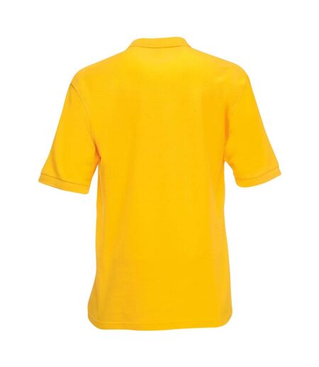 Fruit Of The Loom Mens 65/35 Pique Short Sleeve Polo Shirt (Sunflower) - UTBC388