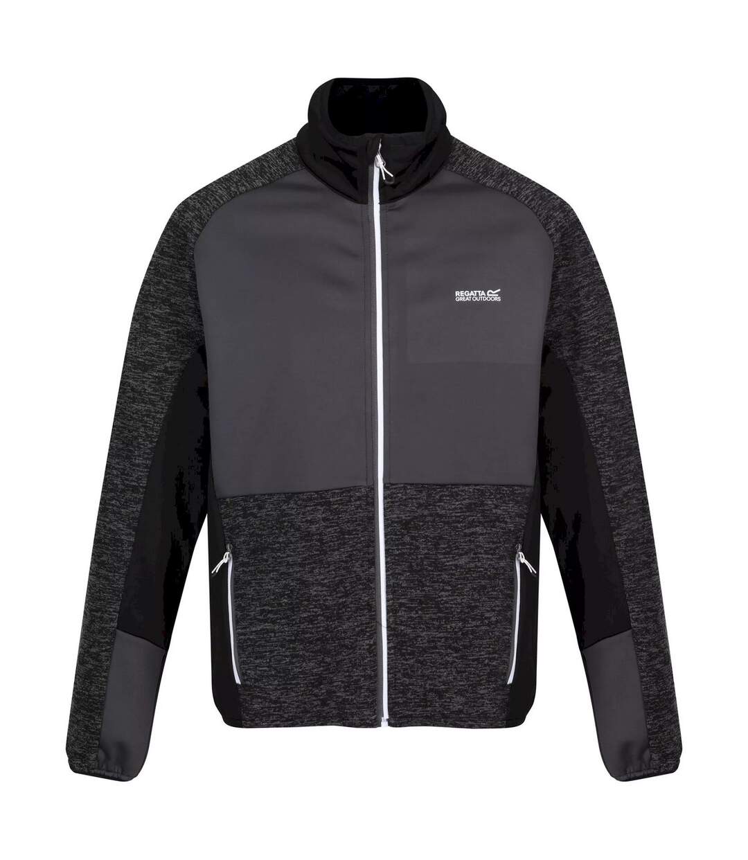 Veste polaire coladane homme noir / gris foncé Regatta-1