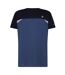 Mens Castlebay Short-sleeved T-shirt Blue Crosshatch-2