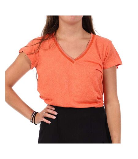 T-Shirt corail femme freeman t. porter ribbon