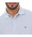 Mens Micro-towelling Regular Polo Shirt Blue Tommy Hilfiger-1