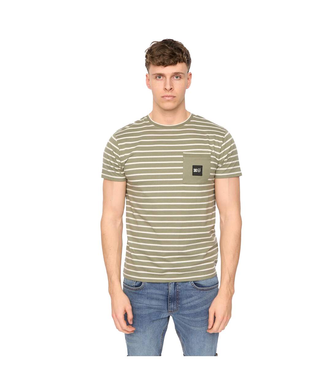T-shirt Danversity Homme Kaki Duck And Cover-2